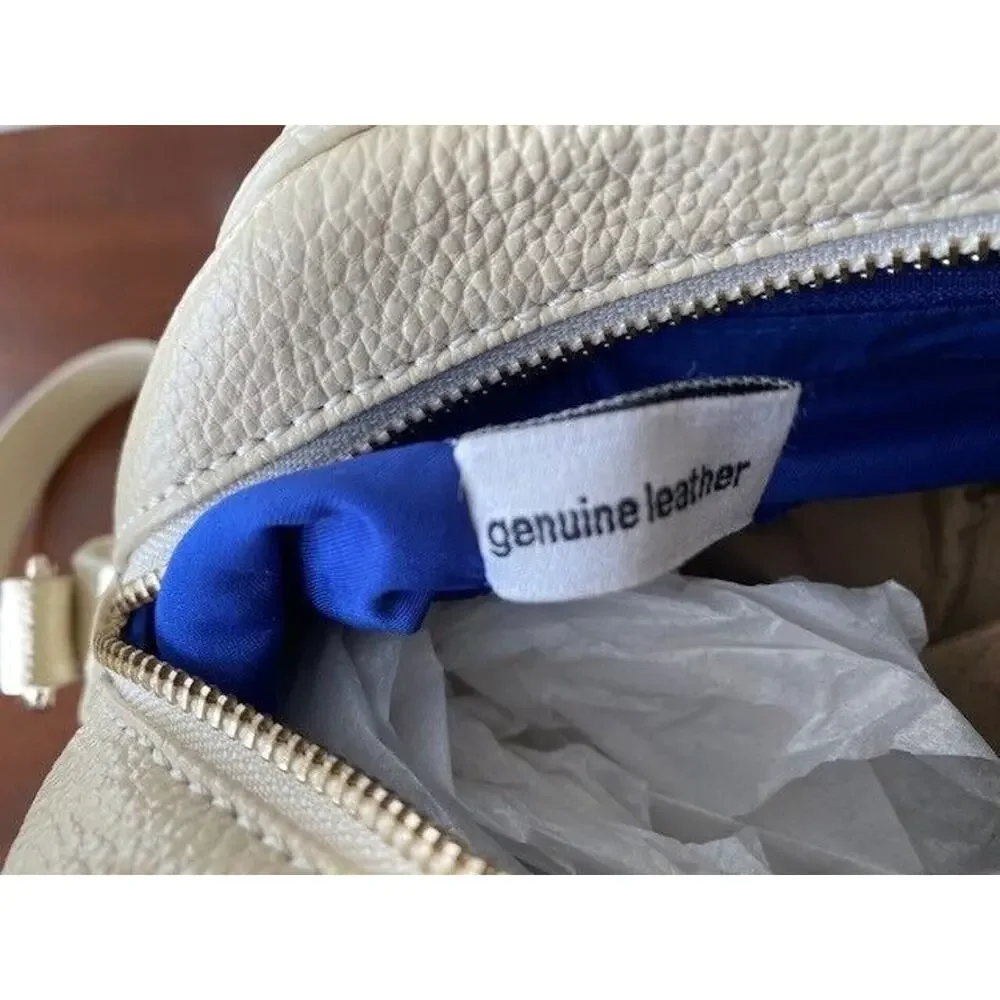 Stephanie Johnson‎ Leather Handbag Ivory leather Bag by Stephanie Johnson